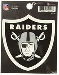 Rico Industries NFL Football Las Vegas Raiders Short Sport Decal 3.75' x 4.75' Die Cut Team Logo Short Sport Decal