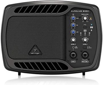 Behringer B105D Enceinte de Sono Ultra-Compacte 50 Watt avec Lecteur MP3 et Audio Streaming Bluetooth
