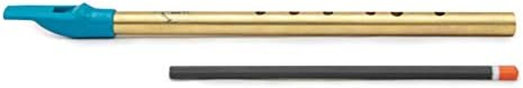 Radhe Flutes Brass Flute Soprano Vertical Blow Scale D Natural