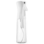 alpree Polyethylene Terephthalate (Pet) Ultra Fine - Durable - Empty Continuous Spray Bottle - Water Mister For Hairstyling, Plants, Cleaning, Cooking, Misting & Skin Care, 300 ML, Clear