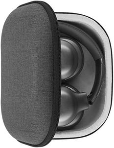 Geekria Shield Headphones Case Compatible with JBL Tune 750, Tour ONE, Live 770NC, 660NC, Tune 710BT, Everest 750NC Case, Replacement Hard Shell Travel Carrying Bag with Cable Storage (Dark Grey)