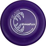 Hyperflite K-10 HyperFlex dog flying disc • canine competition-approved flying disc • soft and flexible • puncture resistant • 8.75 inch • purple
