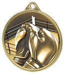 Trophy Monster Classic Boxing Medal & FREE Ribbon for Events & Clubs | Made from Metal with 3D Texture Print | 55mm | (Gold, Silver or Bronze)