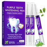Purple Teeth Whitening Pen, 6PCS Teeth Whitening Gel Essence, Gentle Formula, Fast and Effective Removal Tooth Stain