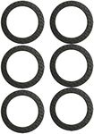 Mission Automotive 6-Pack Marine Drain Screw Gasket - Compatible with Most Lower Units and Seawater Pumps - Comparable to Sierra International (TM) 18-2945-9