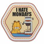 Open Road Brands Garfield I Hate Mondays Metal Sign - Vintage Garfield Wall Decor for Home or Office - Great Gift Idea