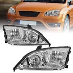 SOCKIR Headlight Assembly fit 2005 2006 2007 Ford Focus OEM Headlamp Replacement Pair (Driver & Passenger Side)