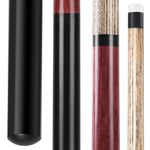 AKLOT Heavy Hitter Jump Break Cue-23oz~25oz 3 Piece Pool Stick 14mm Bakelite Tip for Explosive Breaks and Effortless Jumps