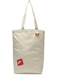 Nike Unisex-Adult_Classic Tote_Nk Heritage Tote_Natural/Team Orange/White_Ba5839-120_Misc