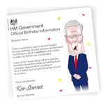 Keir Starmer Birthday Card, Funny Political Birthday Card, UK Election, Cards for Men, For Dad, For Mum, For Her, Labour, Tories, UK Politics, Funny Birthday Cards