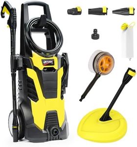 Jet-USA RX540s Electric High Pressure Washer, 2900PSI 2 Nozzles, Brush Head, Deck Cleaner, Detergent Bottle