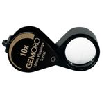 10X GemOro Black Hastings Triplet Jewelers Loupe 18mm