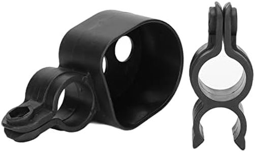 Joyzan Cane Holder for Walker, Walking Stick Holders Elderly Wheelchair Drive Rollator Scooter Canes Clip Universal Crutches Stick Bracket Black Accessories Holds Crutch with Diameter of 15 to 20 mm