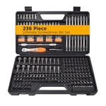 Jackson Palmer 208 Piece Ultimate Screwdriver Bit Set High Grade Carbon Steel Includes Hard-to-Find Security Bits