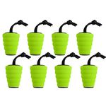 GanFindX 8 Pack Light Green Kayak Scupper Plug Kit, Fit 1.4-1.7" scuppers, High Elasticity Fits Most Drain Holes & EVA Meterial