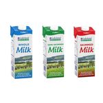 Lakeland Dairies Long Life Milk | Custom Case of 12x1ltr | Choose From 3 Flavours & Receive 4 of Each Choice