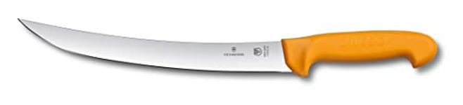 Victorinox Curved Butcher Knife, Yellow, Medium, 26 cm