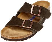 BIRKENSTOCK Unisex - Adult Arizona 51061, Birko-Flor Clogs & Mules (Regular), Brown Mocha Suede 311, 6 UK