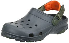 Crocs Unisex Classic All Terrain Clog Clog, Slate Grey Multi, 6 UK Men/ 7 UK Women