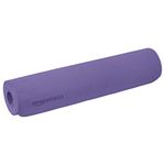 AmazonBasics 6 mm Thick TPE Yoga Mat, Purple