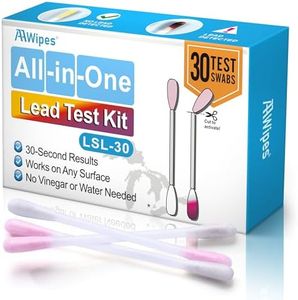 AAwipes Lead Test Kit All-in-1 30 Swabs Results in 30 Seconds at Home Lead Testing Kit for Dishes Paint Convenient Use No Vinegar or Water Needed