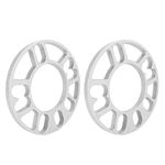 2Pcs 10mm Wheel Spacers Universal Aluminum Alloy Wheel Spacers Shims Fit for 4/5 Stud Wheel