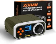 ZOHAN ZH6000 Airsoft Chronograph,Rechargeable Airsoft Gun Speed Tester with LCD Backlight,BBS Paintball Chronograph Shooting,Precise Readings,Quick Setting Mode,36mm Tube