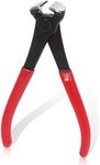 Swpeet 1Pcs 6 Inch Red High Carbon Steel Nail Puller, Pliers, Nail Remover Tool Cutting Pliers End Cutting Pliers Carpenter Tools Staple Puller Nail Puller Tool Nail Remover Nail Pliers for Cut Wires