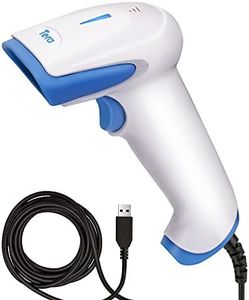 Tera CCD Escáner de Código de Barras 1500 Piexl USB 1D Lector de Código de Barras Lineal Escaneo Rápido para Pantallas Tabletas Digitales Smartphone Plug and Play, 1500C