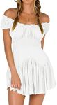 Women's Puff Sleeve Off Shoulder Mi
