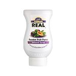 RE'AL Syrups Passion Fruit Puree Infused Fruit Syrup, Great for Cocktails, Cooking, Baking and Desserts, 500 ml