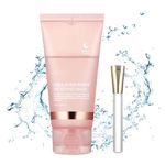 75/150/225ml Collagen Night Wrapping Mask, Collagen Wrapping Mask, Collagen Overnight Wrapping Peel Off Facial Mask for All Skin Types with Brush (75ml)