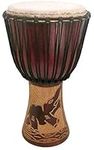 Hand-carved Djembe Drum From Africa