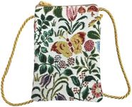 Signare Tapestry Mini Crossbody Phone Bag, Ladies Purse for Phone, Mobile Phone Bag, Phone Purse, Smart Phone Bag (Spring Flower)