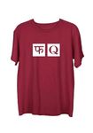 Wear Your Opinion Men's Cotton Blend Funny Slogan Printed T-Shirt(Design: F Q, XX-Large, Maroon)