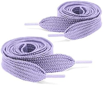 Mercury + Maia Thick Fat Shoe Laces for Sneakers - Chunky Jumbo Wide Shoelaces - Stay Tied - USA Made (1 Pair) (72, LAVENDER)