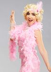 Delights 1920s Fancy Dress Baby Pink Feather Boa