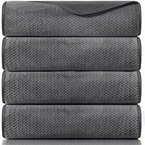OLESTER 4 Pack Oversized Bath Towel Set 35in x 70 inches Blue Bathroom Towel Extra Large Bath Sheets for Shower Pool Beach Bathroom Super Absorbent Soft Quick Dry Towels (Grey-4PACK, 70 * 35)