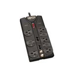 TLP810NET Surge Suppressor, 8 Outlet, RJ45, Coax, 10ft Cord, 3240 Joules