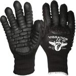 1 pair Anti Vibration Work Gloves Anti-Vibration Power Tools Vibration Reducing Gloves (Large (9))