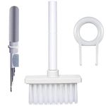 TOUGH LEE 5 in 1 Cleaning Pen for Airpods Pro 1 2 3, Gadget Cleaner & Cleaning Kit Brush Set || Suitable for Earbuds, Mobile, Laptop, Keyboard, Airpod Charging Case, Headphone & Earphone