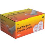 OLYMPIA iHot: Toe Warmers: 20 Pack - Air Activated, Up to 11 Hours of Heat, Disposable & Safe (Each Pack Contains 1 Pair)