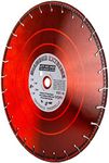 Delta Diamond Extreme 14-Inch Metal Cutting Diamond Blade, .140 Wide X 1" Arbor with 20MM Bushing, Heavy-Duty All Purpose Cut Off Wheel for Rebar, Steel, Sheet Metal, Angle Iron, Stainless Steel (14")