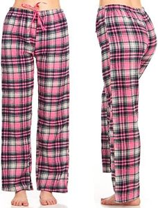 DARESAY Women’s Flannel Pajama Pants Ladies’ Soft & Stretchy Plaid Pajama Pants- Relaxed Fit, Comfortable Home pajama pants for women- Long Sleep Pants & Casualwear For All Seasons