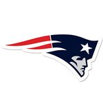 NFL Siskiyou Sports Fan Shop New England Patriots Auto Decal 8 inch sheet Team Color