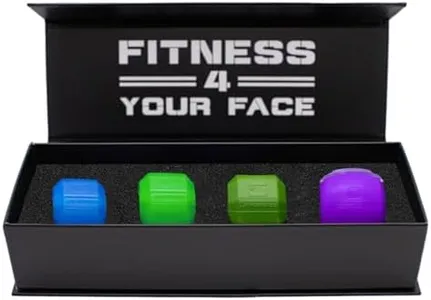 Jawzrsize Athletic Bundle Jaw Enhancer - Jaw, Face, and Neck Exerciser, Helps Reduce Stress and Cravings - Facial Exercise (Pop N Go & Custom Fit (Beg., Adv., & Elite), Green & Blue)