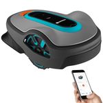 GARDENA 15108-41 SILENO Life - Automatic Robotic Lawn Mower, with Bluetooth app and Boundary Wire, The quietest in its Class, for lawns up to 16,200 Sq Ft, Made in Europe, Grey
