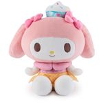 GUND Sanrio Hello Kitty and Friends My Melody Ice Cream Plush, Stuffed Animal for Ages 1 and Up, Pink/White, 6”