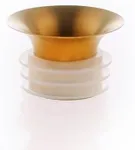 MAYU Golden Pouring Spout - Elegant Golden Spout for the Swirl Pitcher Carafe - Stainless steel with a Grade A silicone Seal