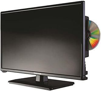 Vision Plus Portable Digital LED TV with Built-In DVD and HD DVB-S2 Satellite Receiver - Black, 20.5-Inch